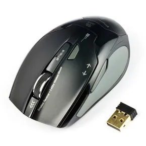 E-Blue Myš ARCO 2, 1600 DPI, 2,4 GHz, optická, 6 tlačidiel, 1 koliesko, bezdrôtová, čierna, 2 ks